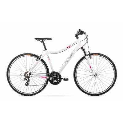 Krosový bicykel Romet Orkan D 28" L 19" bielo fialový